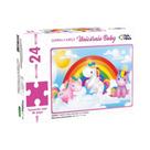 Quebra-Cabeça Unicórnio Baby 24 Peças Pais e Filhos - 2157-1 Quebra-Cabeça Unicórnio Baby 24 Peças Pais e Filhos - 2157-1