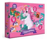 Quebra Cabeça Unicornio Metalizado Super Kit 3x1 - Toyster