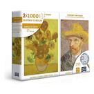 Quebra cabeça van gogh girassóis retrato 2000 peças toyster Quebra cabeça van gogh girassóis retrato 2000 peças toyster