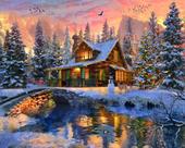 Quebra-cabeça Vermont Christmas Company Rockies 1000 peças