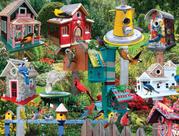 Quebra-cabeça White Mountain Birdhouse Village 500 peças