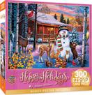 Quebra-Cabeça Winter Visitors 300 Peças - Obras-Primas