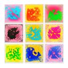 Quebra-cabeça XIRDQYM Azulejos Sensoriais 9 Peças 30x30 cm Coloridos