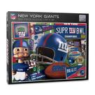 Quebra-cabeça YouTheFan NFL New York Giants Retro Series 500 peças Quebra-cabeça YouTheFan NFL New York Giants Retro Series 500 peças