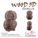 Quebra cabeças 3d cabeça coruja decoração ornamento enfeite Quebra cabeças 3d cabeça coruja decoração ornamento enfeite