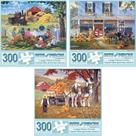 Quebra-cabeças Bits and Pieces, coleção agrícola de 300 peças
