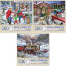 Quebra-cabeças Bits and Pieces Home for The Holidays x3 500 unidades