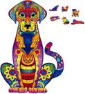 Quebra-cabeças de madeira para adultos, quebra-cabeças de formato exclusivo, quebra-cabeças em forma de animais de madeira, quebra-cabeças mágicos de madeira, quebra-cabeças exclusivos de labrador de 103 peças, quebra-cabeças de madeira para adult