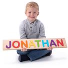 Quebra-cabeças de nome personalizados de madeira para crianças pequenas Fat Brain Toys