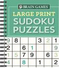 Quebra-cabeças de Sudoku, jogos cerebrais, letras grandes, verde