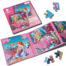 Quebra-cabeças magnéticos BST SHIER Travofun Mermaid Kids 3-5 anos