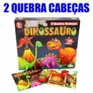 Quebra Cabeças (Quebra Cabeças Dinossauros Com 02 Quebra Cabeças