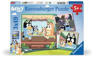 Quebra-cabeças Ravensburger Bluey 3x49 peças para crianças com mais de 5 anos Quebra-cabeças Ravensburger Bluey 3x49 peças para crianças com mais de 5 anos