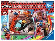 Quebra-cabeças Ravensburger Miraculous 3x49 peças para crianças a partir de 5 anos Quebra-cabeças Ravensburger Miraculous 3x49 peças para crianças a partir de 5 anos