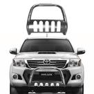 Quebra Mato Hilux 2005 a 2015 com Protetor Cromado