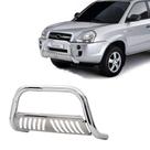 Quebra mato tucson 2005 2006 2007 a 2016 com chapa cromado Quebra mato tucson 2005 2006 2007 a 2016 com chapa cromado