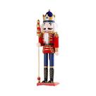 Quebra-Nozes De Madeira De 38CM, Decoração De Mesa Em Miniatura, Soldado De Nozes Em Estilo Cartoon,