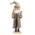 Quebra-nozes decorativo de Natal FUNPENY Santa 19 em flanela