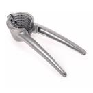 Quebra Nozes em Inox Abridor Alicate Castanha Champagne