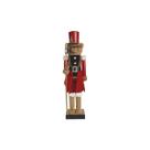 Quebra Nozes Urso Soldado Natalino Tradicional Vermelho 60CM
