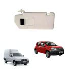 Quebra Sol Bolso Espelho lado Esquerdo para carro FIORINO NOVO UNO