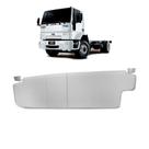 Quebra Sol Cinza Claro com Bolsa Ford Cargo Médio - Pesado (Eletrônico) 2005 a 2011 Lado Esquerdo Newtec Nt1901fd