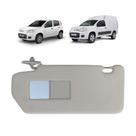 Quebra Sol Cinza Claro Com Espelho Fiat Uno e Fiorino Lado Esquerdo Newtec NT1005FT Quebra Sol Cinza Claro Com Espelho Fiat Uno e Fiorino Lado Esquerdo Newtec NT1005FT