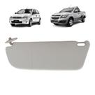 Quebra Sol Cinza Com Bolsa Chevrolet Corsa e Montana Lado Esquerdo Newtec NT2207GM