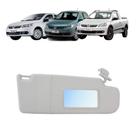 Quebra Sol Cinza com Espelho e Bolsa Volkswagen Gol/voyage/saveiro Lado Direito Newtec Nt3008cvw
