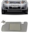 Quebra Sol Cinza com Espelho Ford Ka 2001 a 2013 Lado Esquerdo