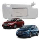 Quebra sol com espelho honda city fit 09-14 lado direito