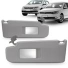 Quebra Sol Gol Saveiro Volyage G5 G6 2008 2009 2010 2011 2012 2013 14 15 16 Cinza Espelho Simples Lado Direito