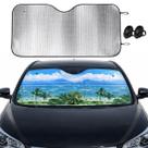 Quebra Sol Para Brisa Protetor Solar Automotivo Proteção Contra Raios UV 1,36X70CM Flexível