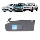 Quebra Sol Preto com Espelho Bolsa Volkswagen Gol/voyage/saveiro Lado Esquerdo Newtec Nt3013cvw