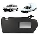 Quebra Sol Preto com Espelho Fiat Uno Fiorino 1993 a 2003 Lado Direito Newtec Nt1000ft
