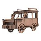 QuebraCabeça 3D Carro Jeep MDF 39 Peças Montar Decoração Infantil 8 Anos Pasiani