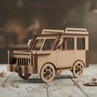 QuebraCabeça 3D Carro Jeep MDF 39 Peças Montar Decoração Infantil 8 Anos Pasiani QuebraCabeça 3D Carro Jeep MDF 39 Peças Montar Decoração Infantil 8 Anos Pasiani
