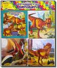 Quebrando a Cuca - Dinossauros 2 Para Colorir e 3 Quebra-cabeças Quebrando a Cuca - Dinossauros 2 Para Colorir e 3 Quebra-cabeças