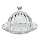 Queijeira com Tampa de vidro Cristal Glasgow Elegante