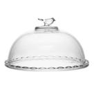 Queijeira com Tampa em Cristal Bird Wolff - 20CM