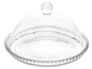Queijeira Cristal Transparente Pearl 20x12cm - Wolff Queijeira Cristal Transparente Pearl 20x12cm - Wolff