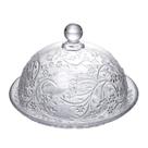 Queijeira Daisy 19,5cm x 19,5cm x 14cm Cristal Wolff