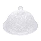 Queijeira de cristal com tampa petra 19 cm -2780 - LYOR