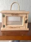Queijeira De Madeira Com Porta Para 1 Queijo