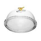 Queijeira Golden Bird 20cm com Tampa Cristal Ecológico - Wolff