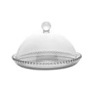 Queijeira Pearl para Queijos em Cristal Transparente 20cm Mesa Wolff Queijeira Pearl para Queijos em Cristal Transparente 20cm Mesa Wolff