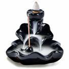 Queimador de incenso Waterfall Lotus Backflow Ceramic Incenser