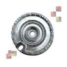 Queimador Difusor da Boca Pequena Semi Rapido para Cooktop Fogao Brastemp W10524931 Original Sem Aba Prateado 4 Pinos