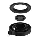 Queimador Duplo 1Cano Completo Fogão Industrial Ferro 17,4cm