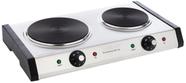 Queimador Duplo de Bancada Cuisinart Silver 1800W - 5,75 x 22,50 x 15,25 pol Queimador Duplo de Bancada Cuisinart Silver 1800W - 5,75 x 22,50 x 15,25 pol